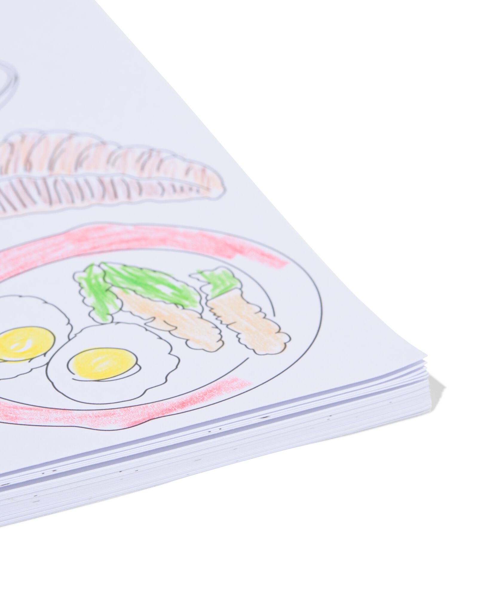 kleurboek A4 eten en drinken - 60702812 - HEMA