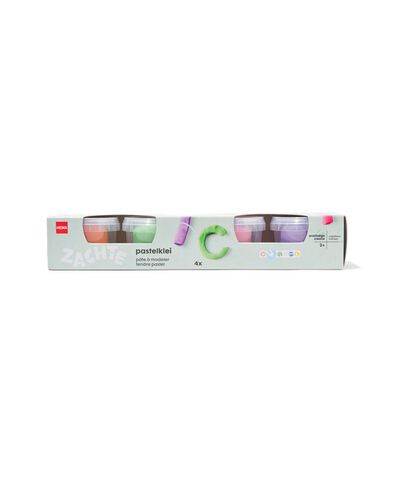 zachte klei pastel - 4 stuks - 15930037 - HEMA
