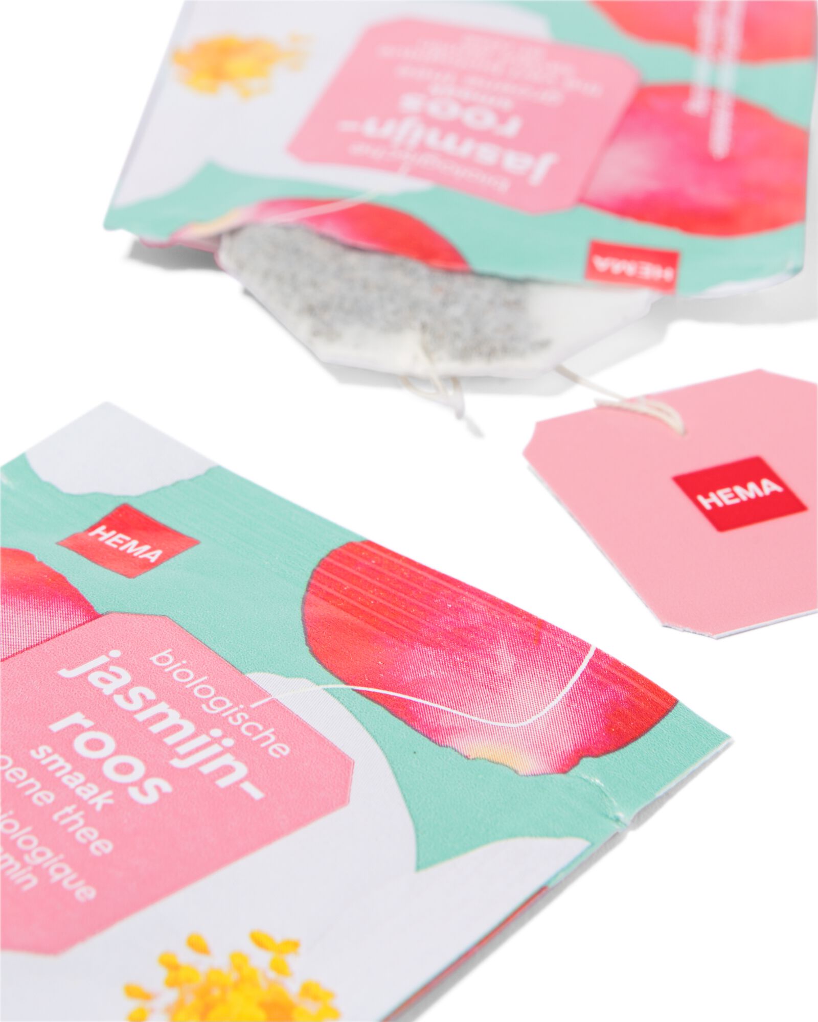 biologische groene thee jasmijn roos - 20 stuks - 17190303 - HEMA