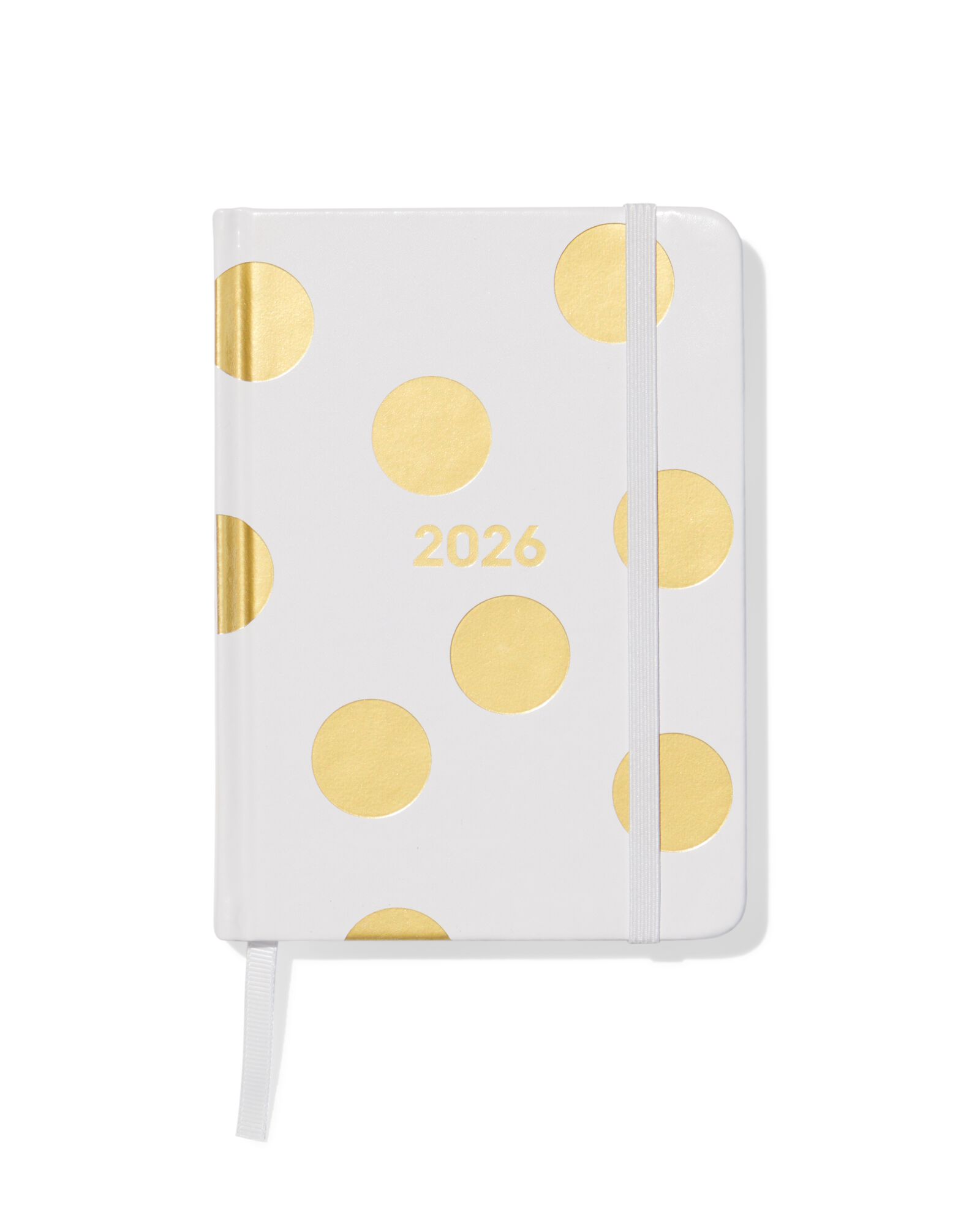 agenda 2026 A6 PU stippen goud - 14500605 - HEMA