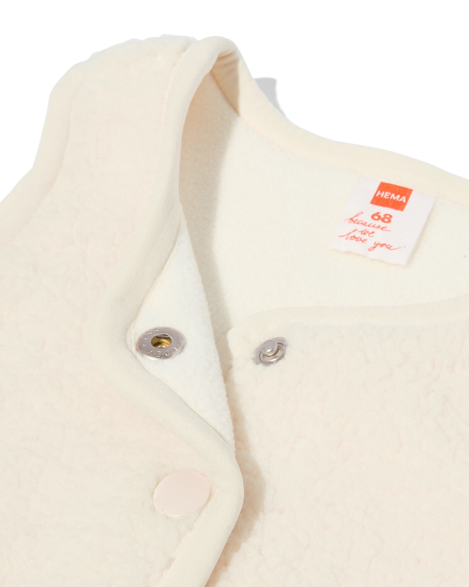 Baby-Weste, Teddypl&uuml;sch ecru - 33039750ECRU - HEMA