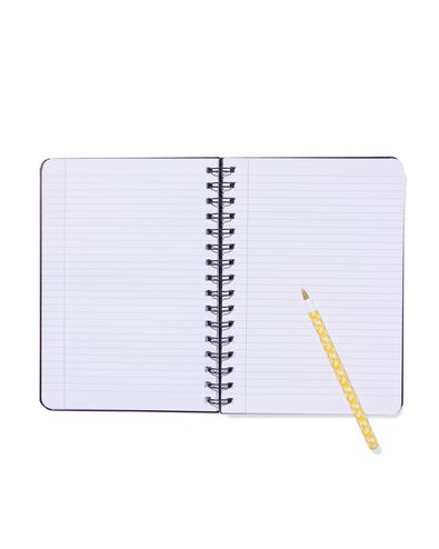 notitieboek met spiraal A5 gelinieerd - 14101365 - HEMA