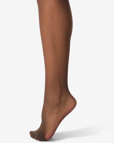 4 collants mats semi-transparents marron marron - 4060115BROWN - HEMA