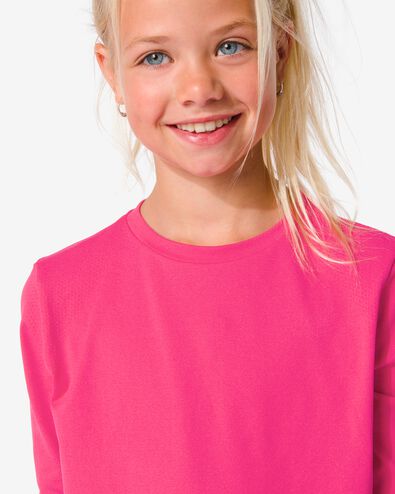Kinder-Sportshirt, nahtlos rosa rosa - 36090360PINK - HEMA