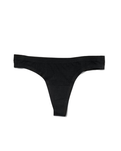 damesstring second skin zwart zwart - 1000001841 - HEMA