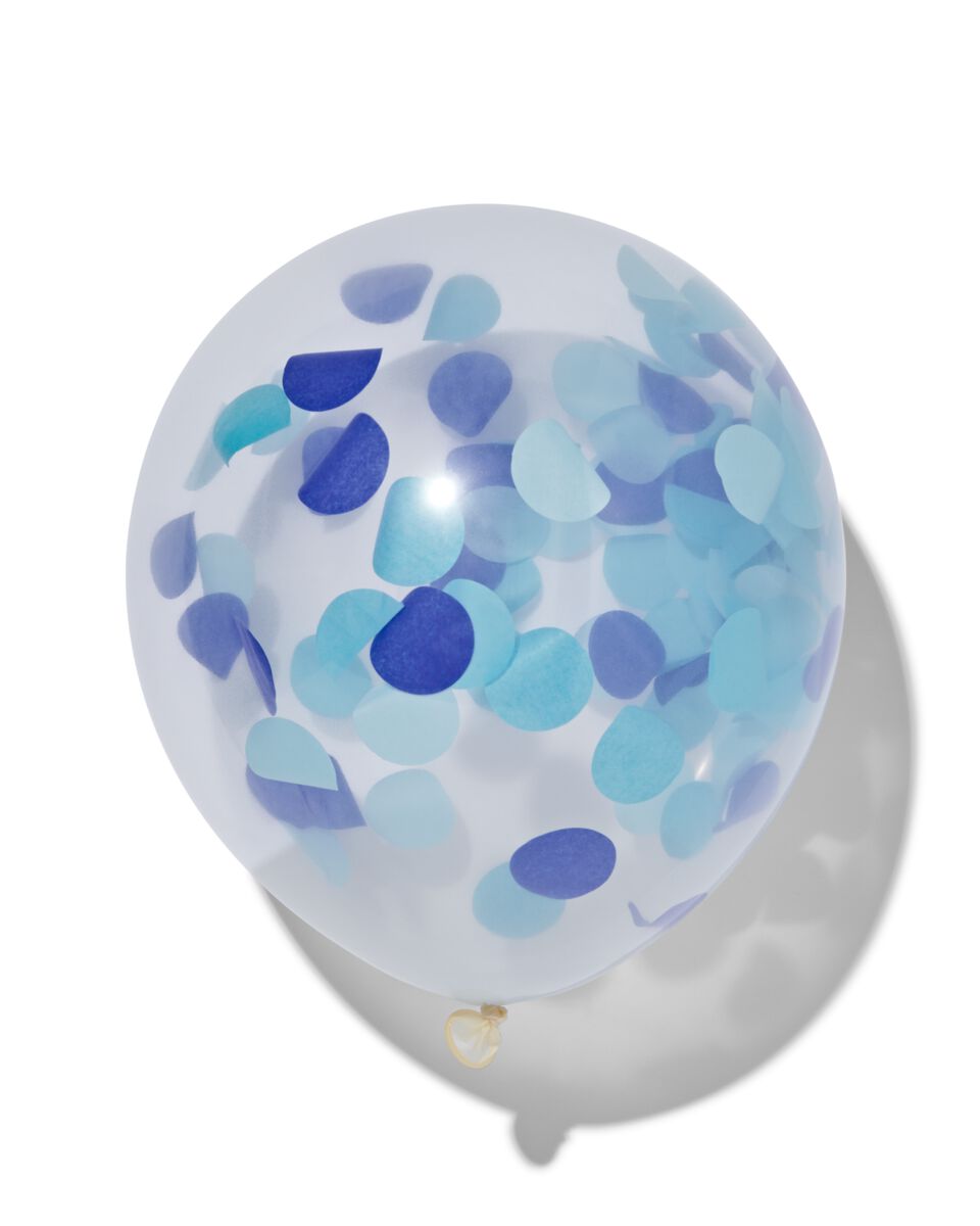 6-pak confetti ballonnen - 14230002 - HEMA