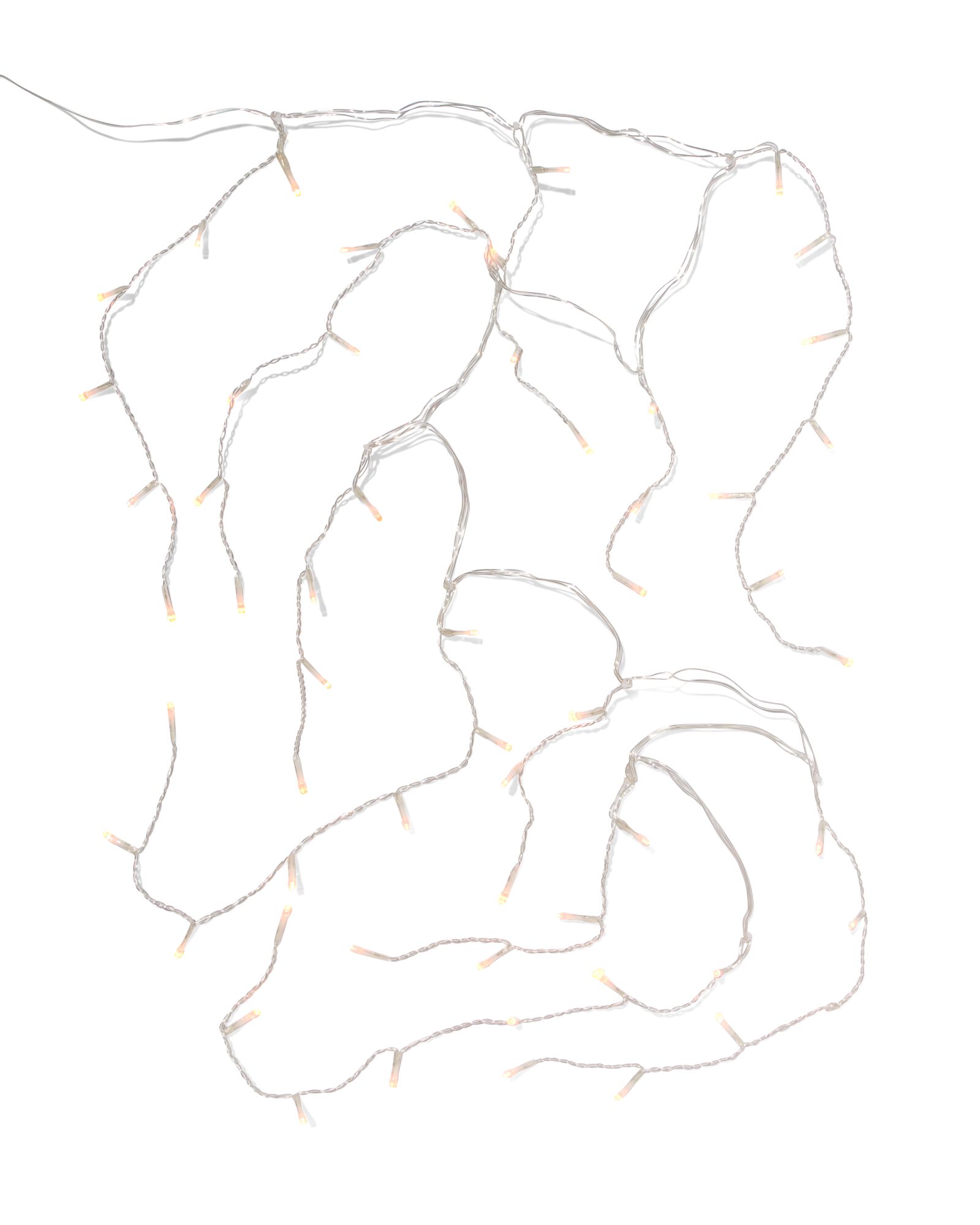 lichtsnoer 12m met 200 LED ijspegels - 25590088 - HEMA