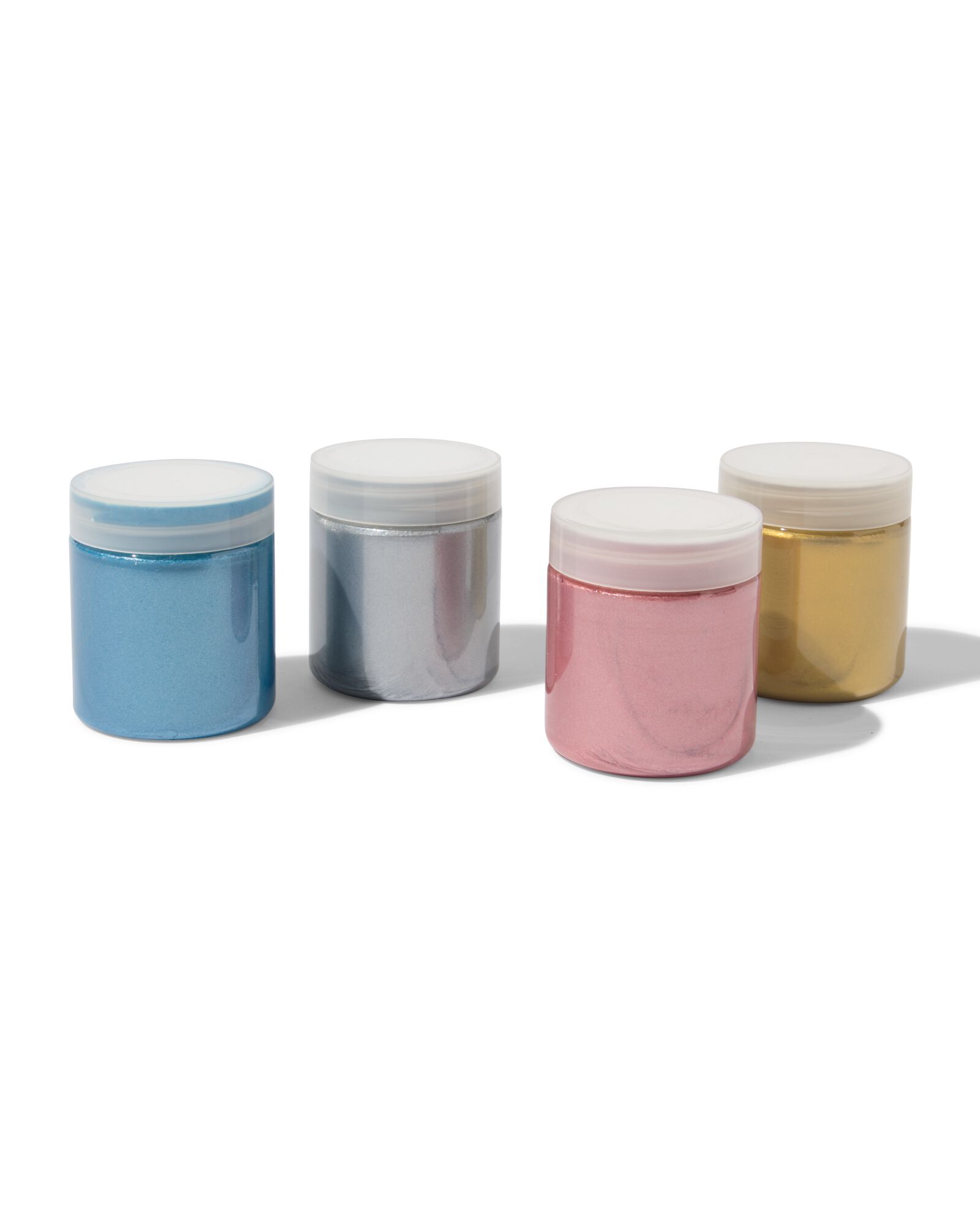 vingerverf glitter - 4 stuks - 15900157 - HEMA