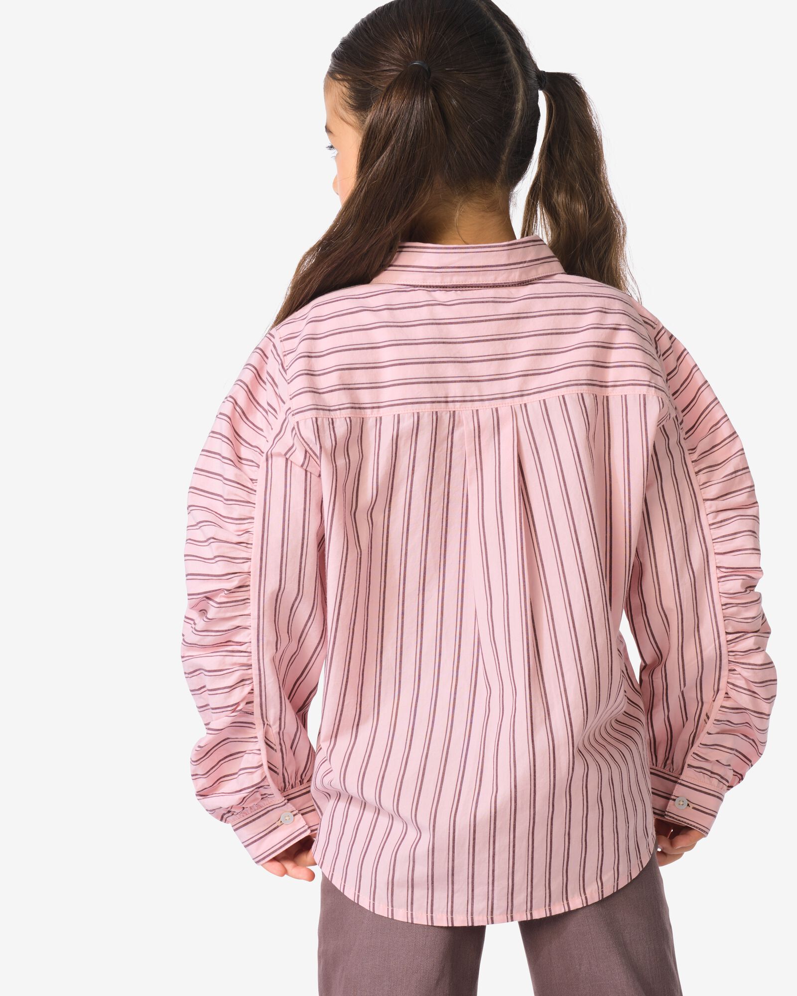 Kinderbluse gestreift rosa rosa - 30837007PINK - HEMA
