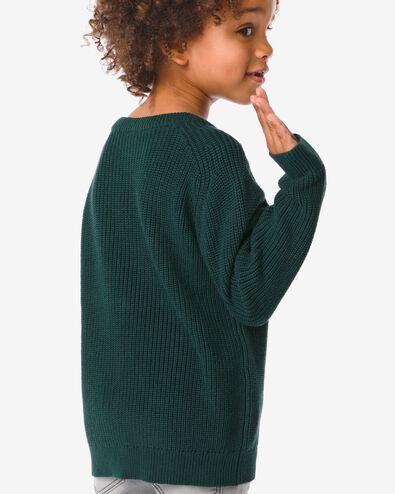 pull enfant en maille vert - 30774107GREEN - HEMA