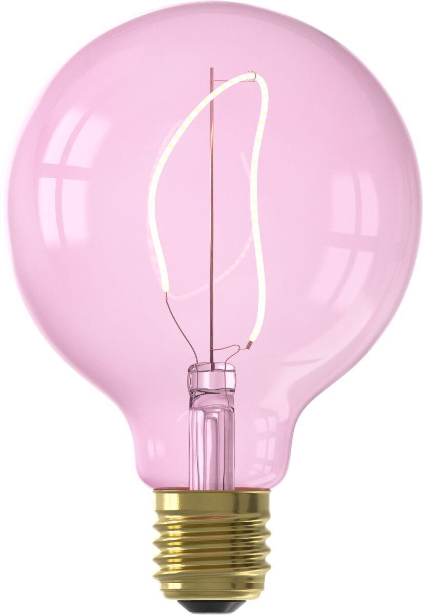 ampoule LED 4W - 150 lumens - globe - G95 - rose - 20000020 - HEMA