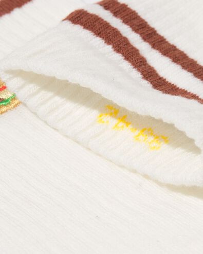 herensokken terry hamburger gebroken wit gebroken wit - 4151090OFFWHITE - HEMA