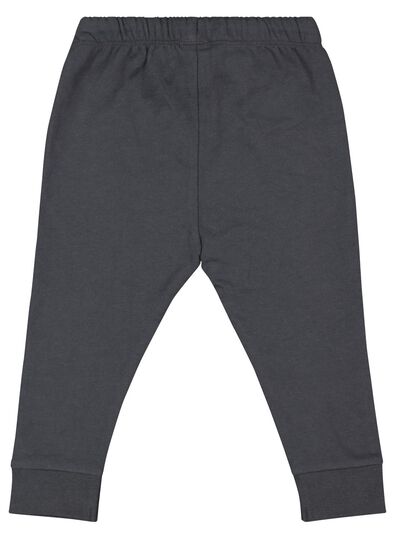 pantalon sweat bébé gris foncé - 1000017452 - HEMA