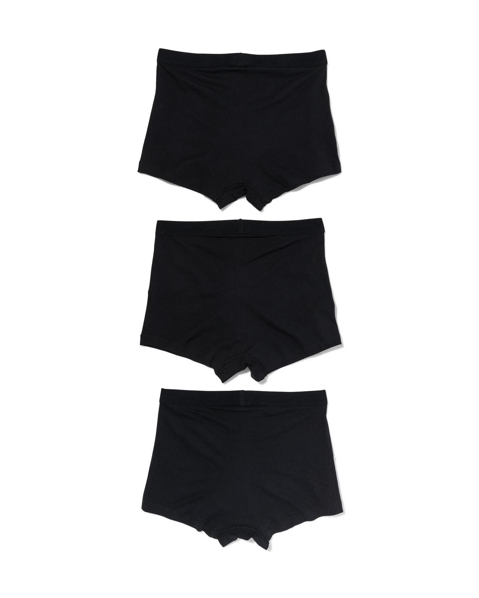 3er-Pack Herren-Boxershorts, kurz schwarz - 1000010253 - HEMA