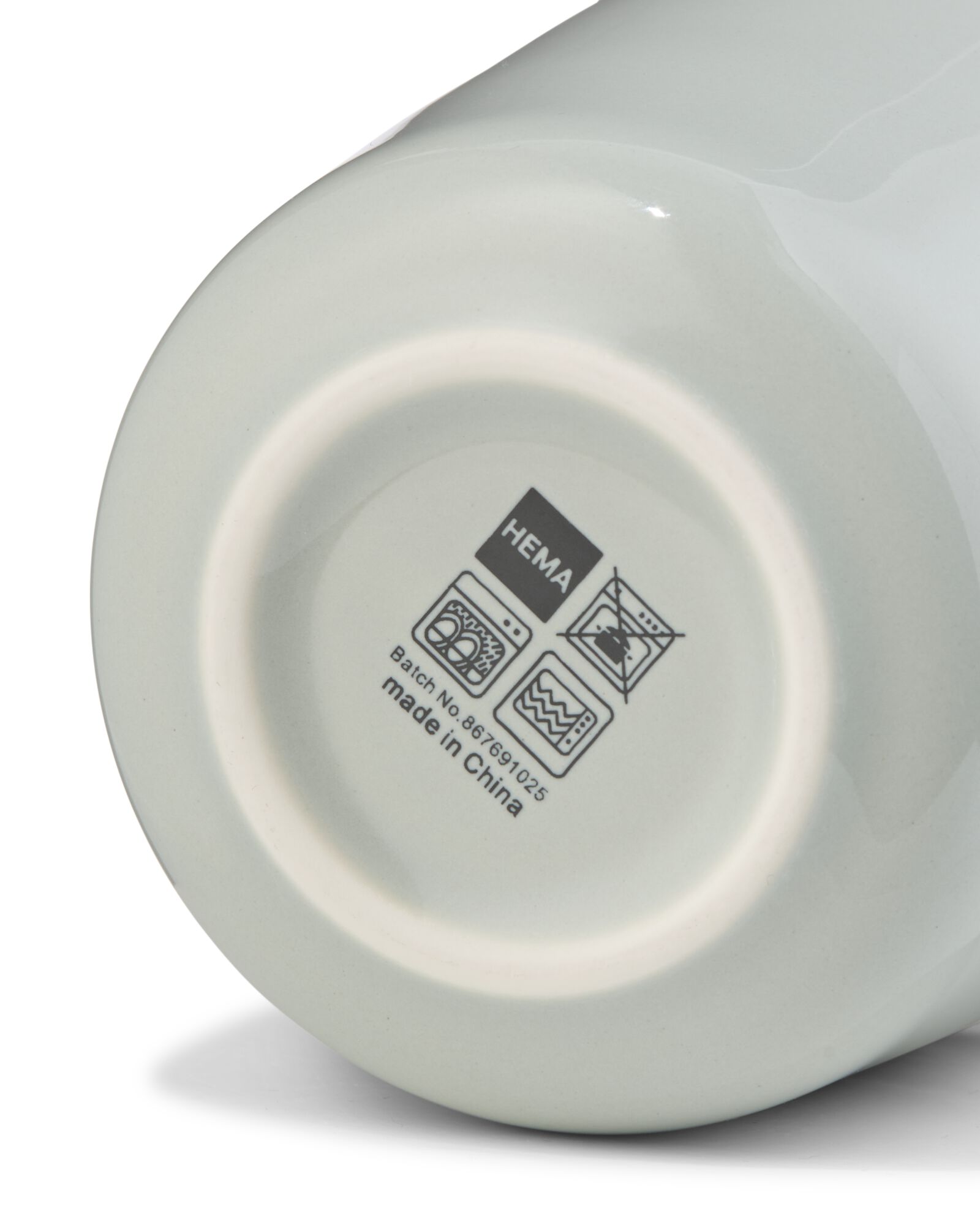 Kaffeetasse 200 ml, Knap, New Bone China, blau - 80660304 - HEMA