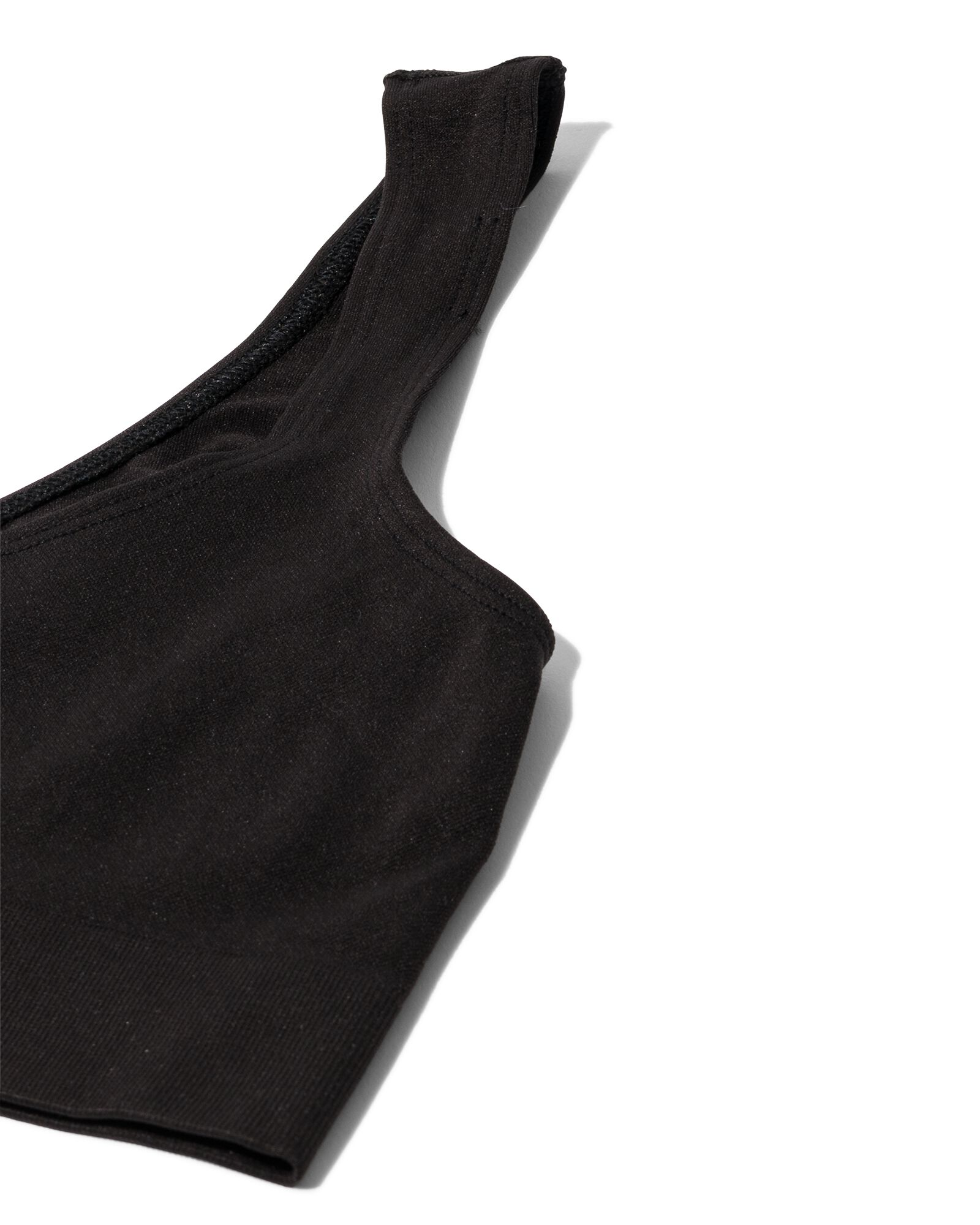 Damen-Bustier, nicht vorgeformt, nahtlos schwarz - 1000024179 - HEMA