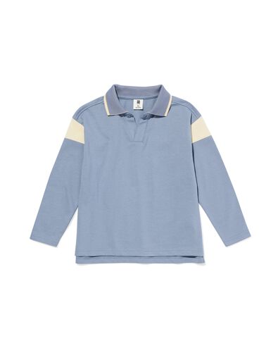 Kinder-Poloshirt blau - 30746214BLUE - HEMA