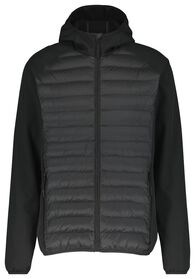 veste pour homme matelassée avec capuche noir noir - 1000020764 - HEMA