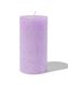rustikale Kerze, Ø 7 x 13 cm, violett lila 7 x 13 - 13502825 - HEMA