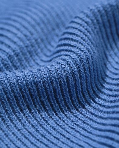 Herrenpullover Kick, Ripp mittelblau mittelblau - 2172030MIDBLUE - HEMA