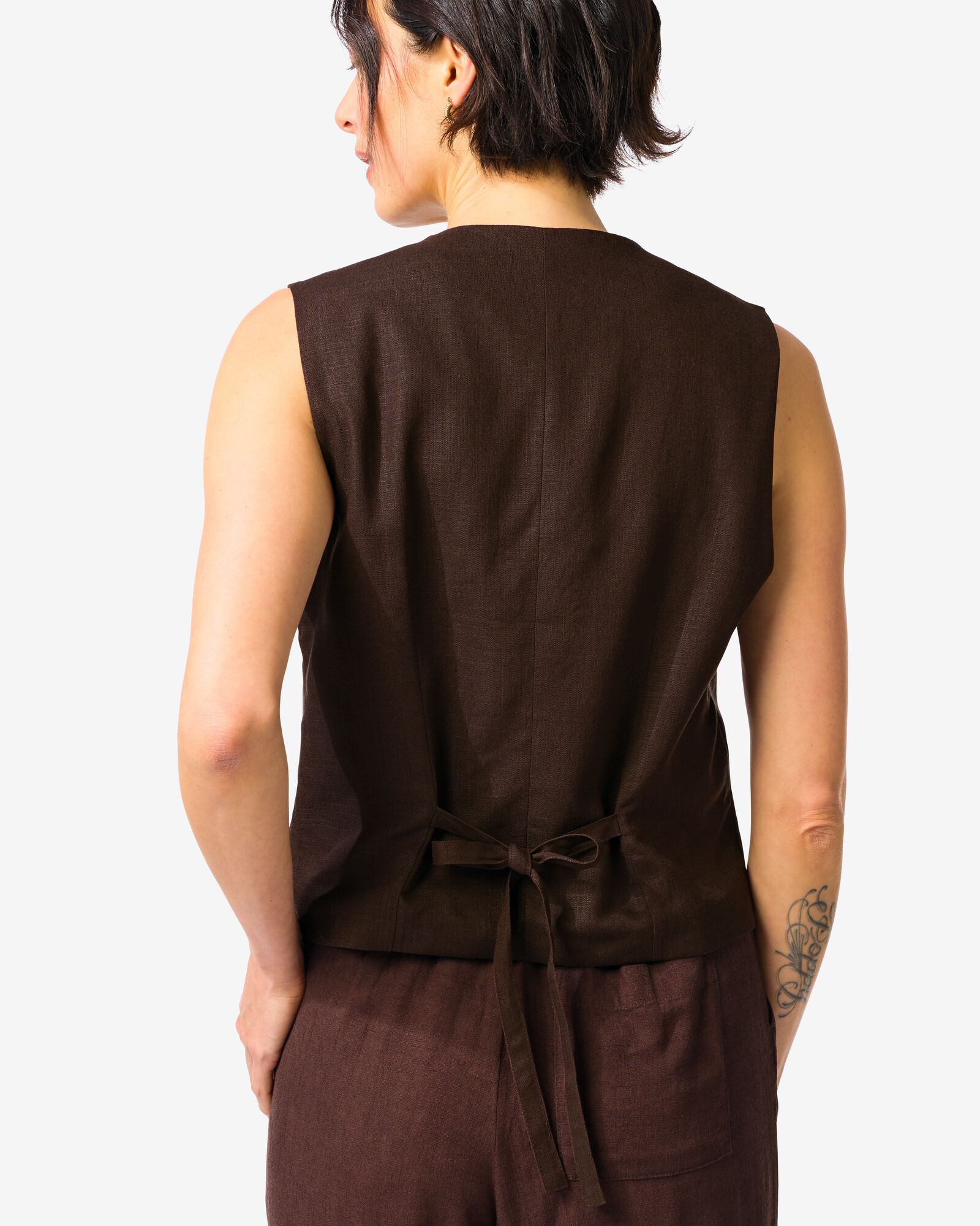 cardigan femme Isla marron fonc&eacute; marron fonc&eacute; - 36208650DARKBROWN - HEMA