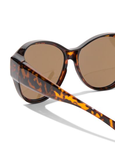 dameszonnebril rond bruin - 12500360 - HEMA