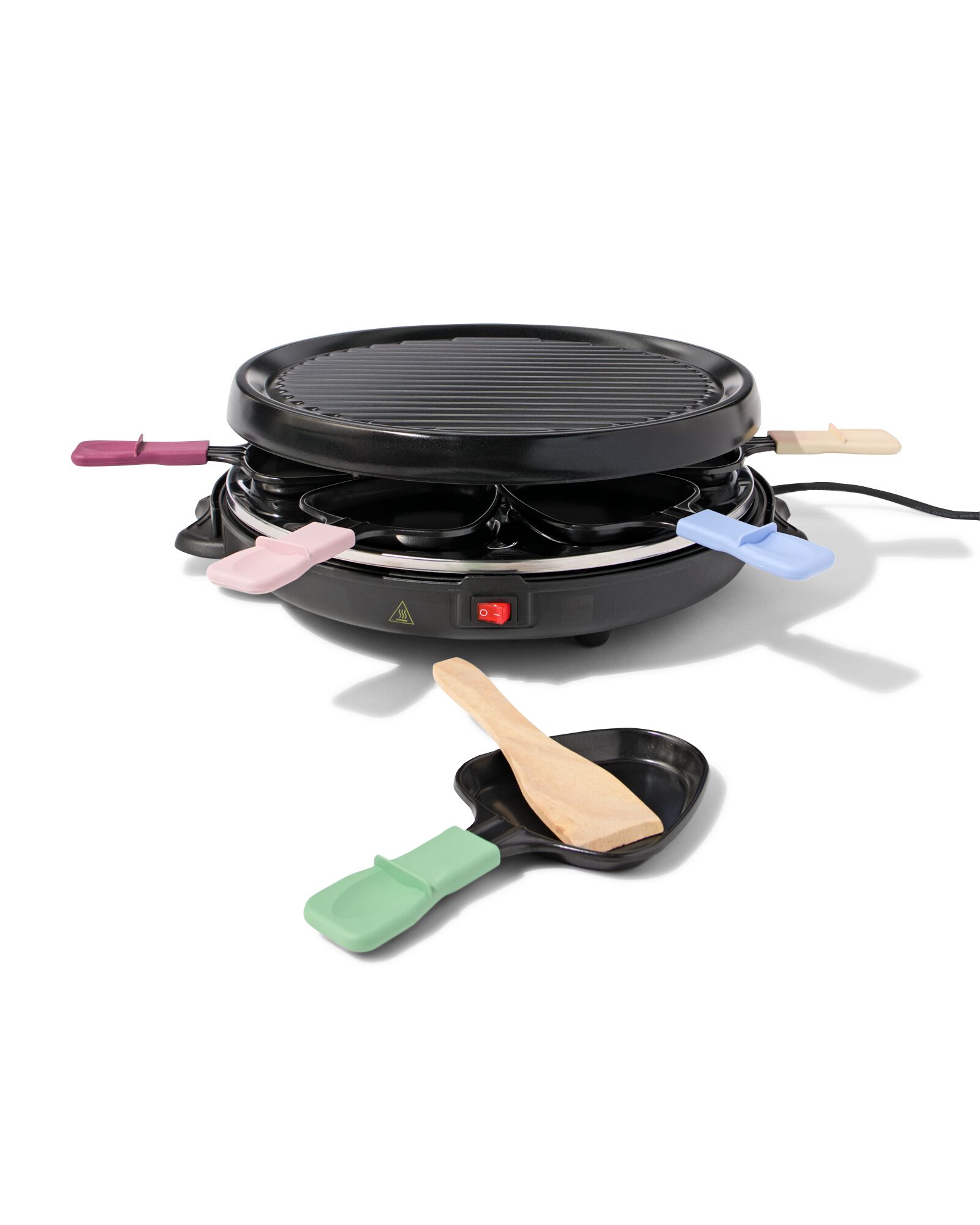 set gourmet ⌀29,5 cm 6 personnes sans PFAS  - 80020026 - HEMA