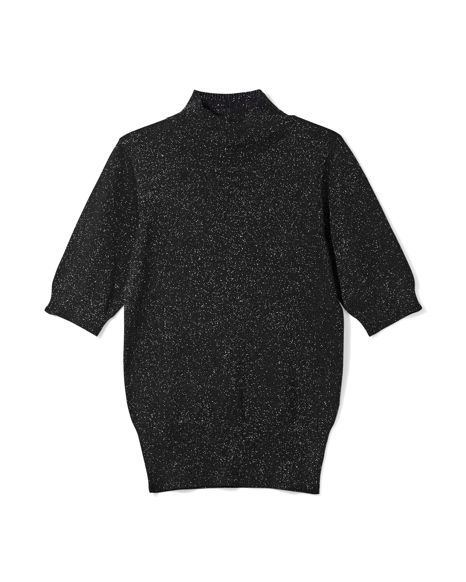 pull femme Lily avec paillettes noir noir - 1000029461 - HEMA