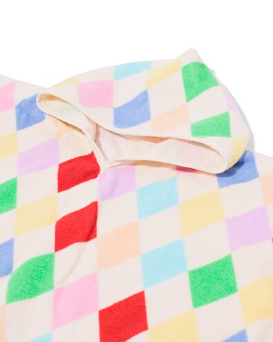 poncho enfant 60x60cm velours cirque - 5200263 - HEMA