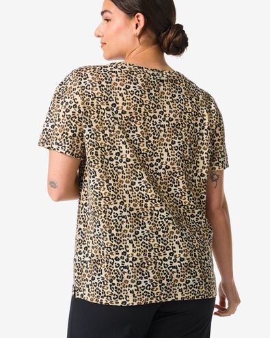 Damen-T-Shirt Evie, Leopard bunt - 36218965MULTI - HEMA