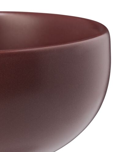 bol ⌀7,5cm fa&iuml;ence bordeaux mat - 9650381 - HEMA