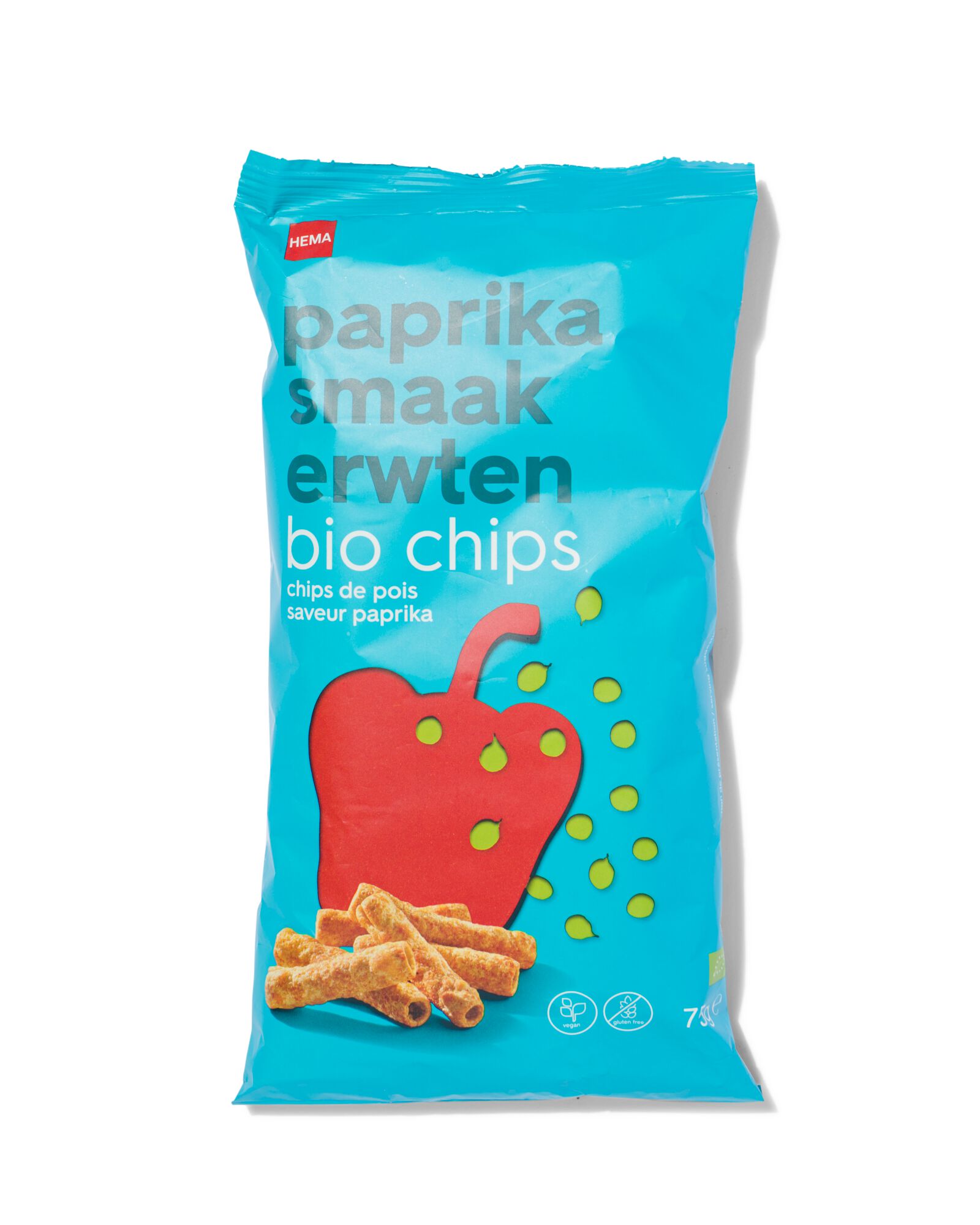 HEMA Chips Bio Pois 75g Paprika