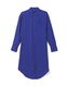 robe chemise femme Lizzy avec lin bleu XL - 36352984 - HEMA