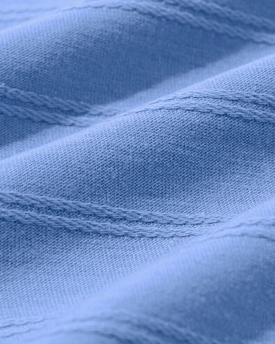 kinder T-shirt jacquard strepen blauw blauw - 30713101BLUE - HEMA