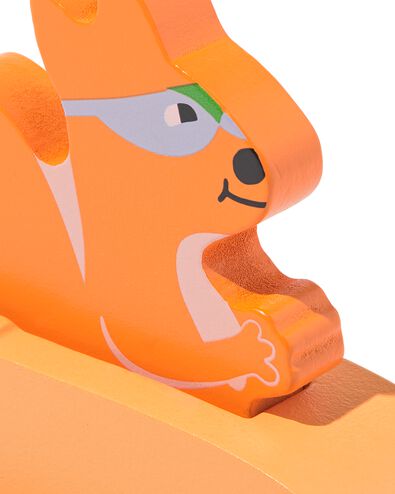 voiture avec &eacute;cureuil superh&eacute;ros 10x12x6,5cm bois - 15100399 - HEMA