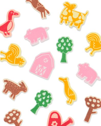 autocollants en mousse th&egrave;me de la ferme - 15900186 - HEMA