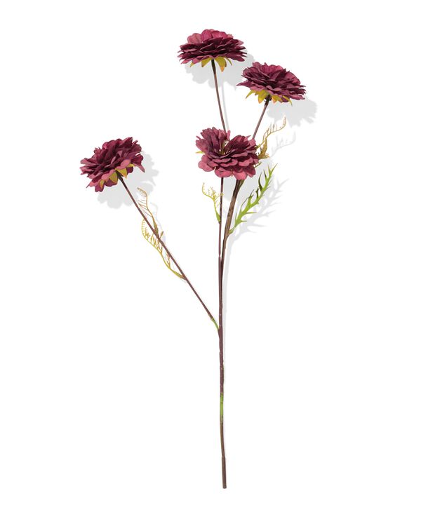 fleur artificielle hibiscus violet fonc&eacute; - 41300103 - HEMA