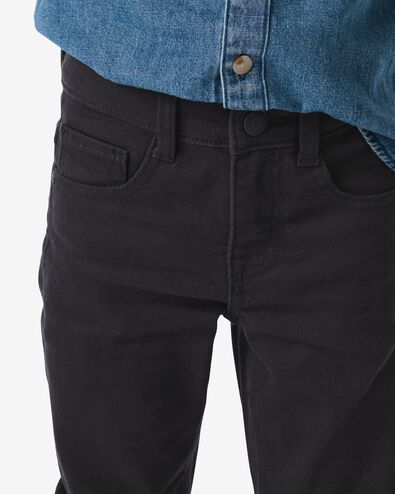 kinderbroek skinny fit zwart zwart - 30785907BLACK - HEMA