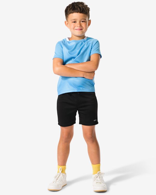 short de sport enfant noir noir - 30620006BLACK - HEMA