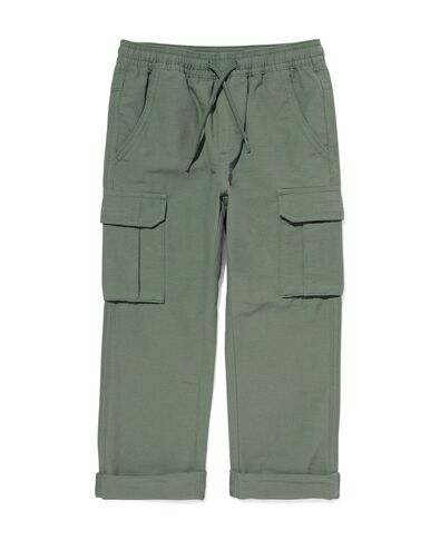 pantalon cargo enfant vert 122/128 - 30776571 - HEMA