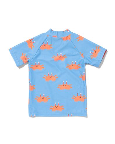 t-shirt de natation bébé crabe bleu clair 74/80 - 33289967 - HEMA