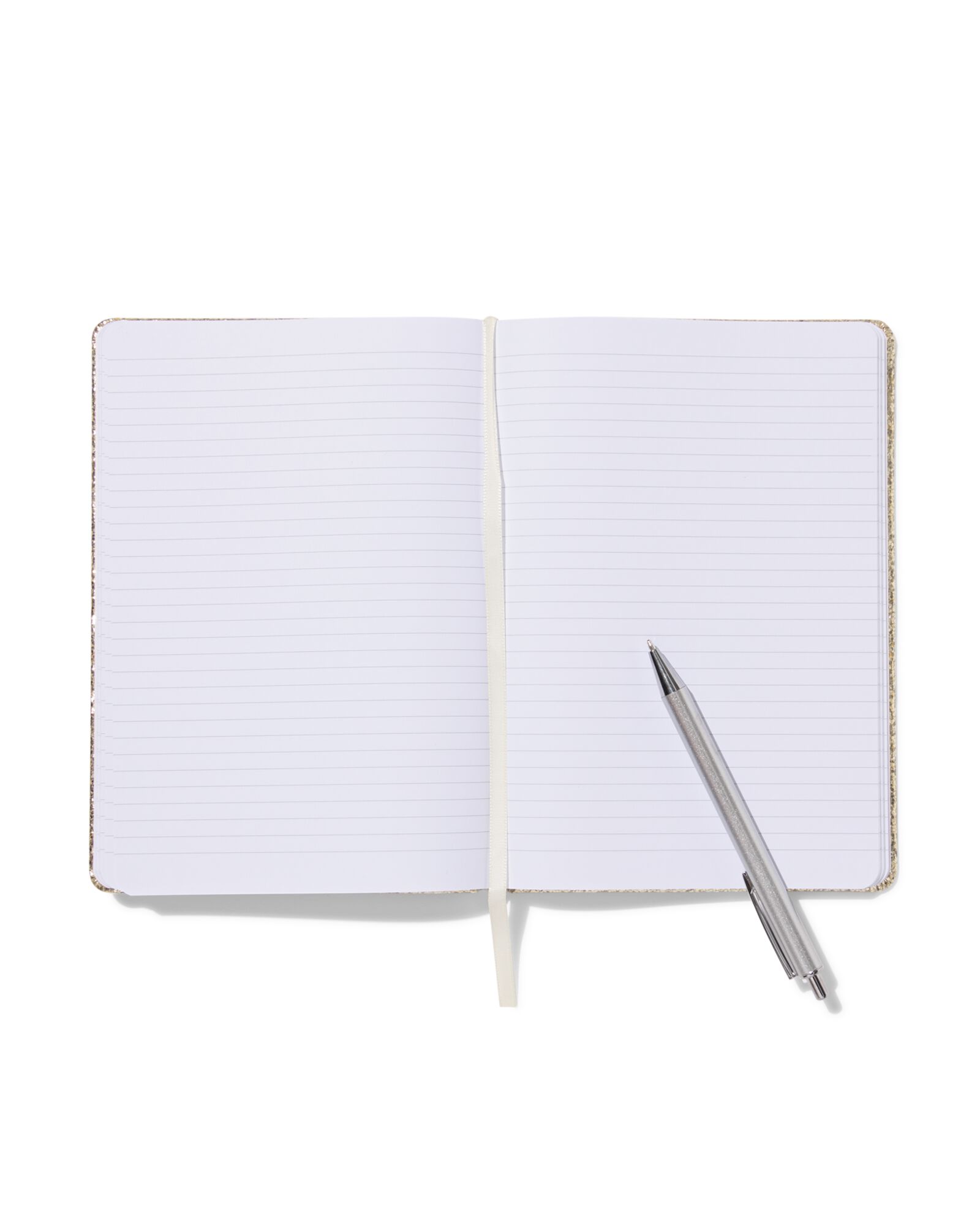 carnet A5 lign&eacute; paillettes - 14100214 - HEMA