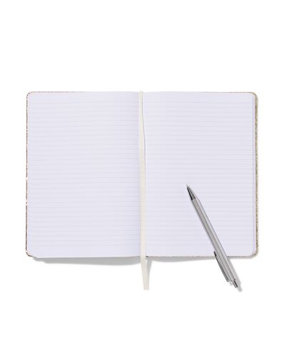 carnet A5 lign&eacute; paillettes - 14100214 - HEMA