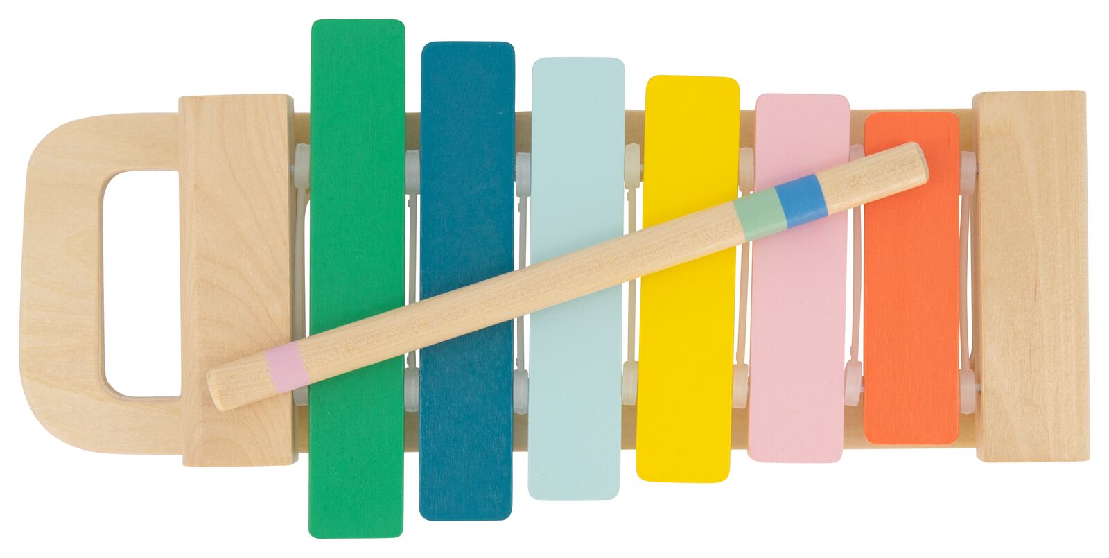 Xylophone multicolore en bois