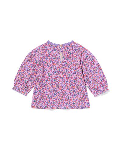 t-shirt b&eacute;b&eacute; fleurs violet - 33038270PURPLE - HEMA