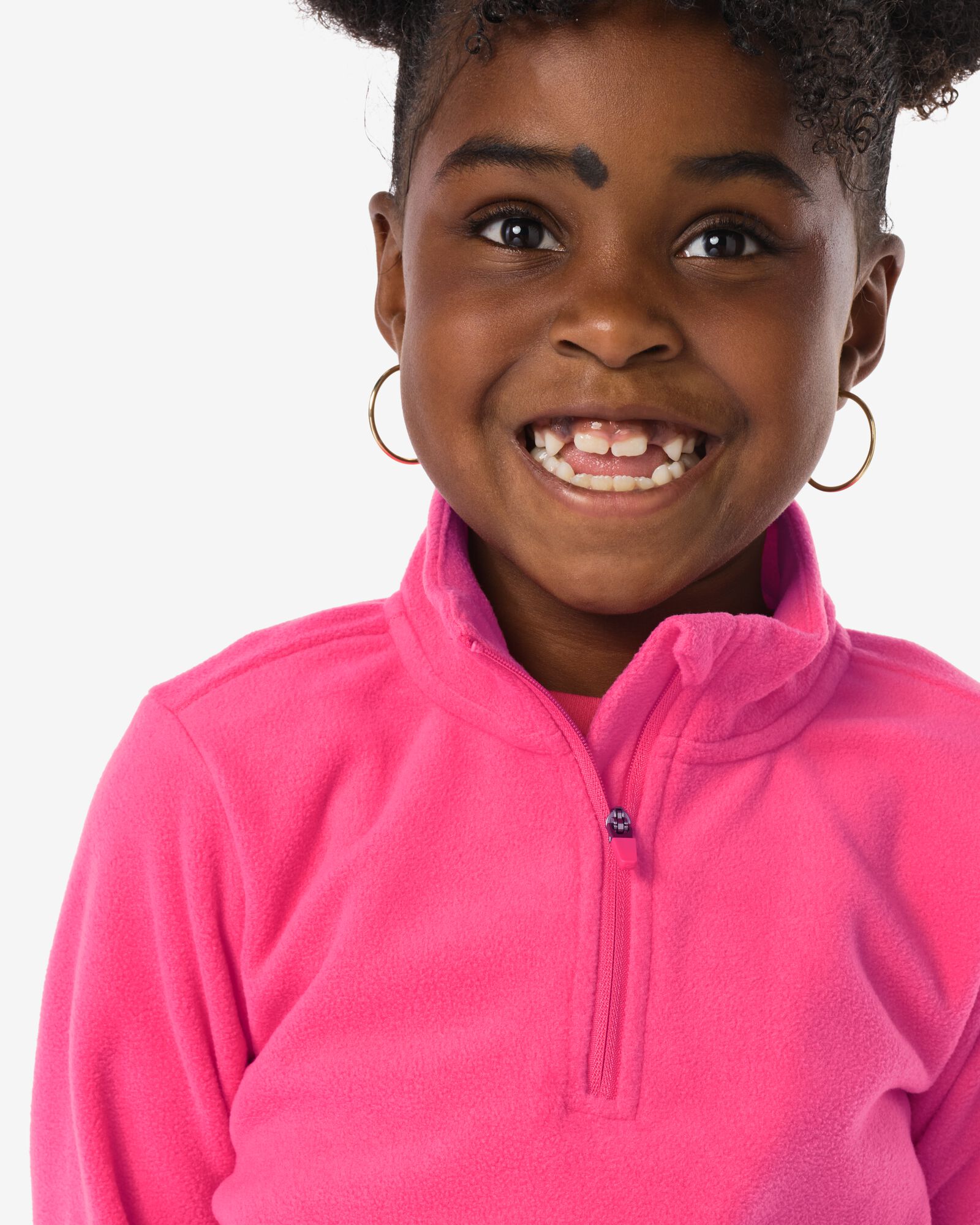pull de ski polaire enfant rose rose - 30650219PINK - HEMA