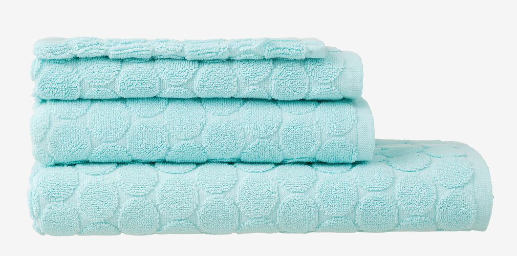 Schandelijk IJver In de meeste gevallen handdoeken - zware kwaliteit - gestipt mintgroen - HEMA