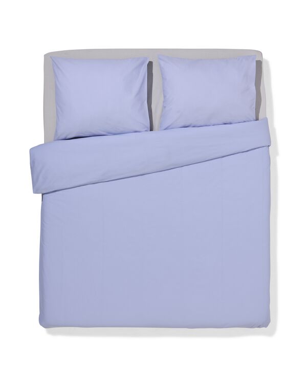housse de couette 200x200/220 coton doux lavande - 5750171 - HEMA