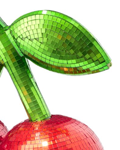 cerise disco 25x14,5x25cm rouge avec vert - 61104552 - HEMA
