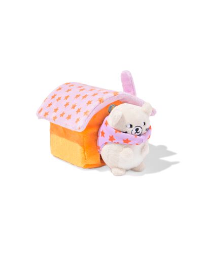 mini jouet doux chat 9x7x9cm - 15100393 - HEMA